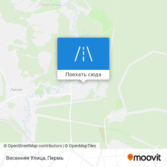 Карта Весенняя Улица