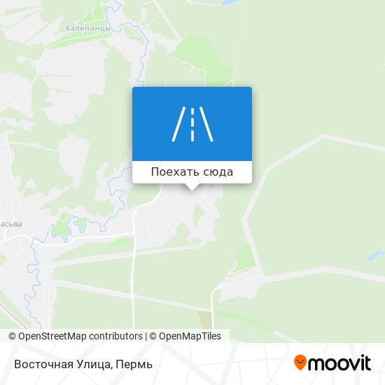 Карта Восточная Улица