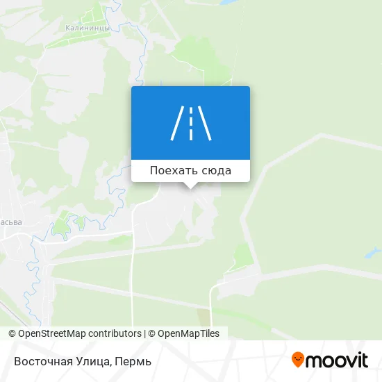 Карта Восточная Улица