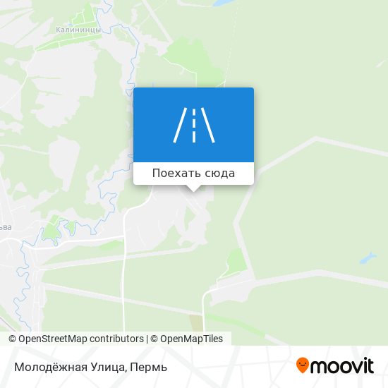 Карта Молодёжная Улица
