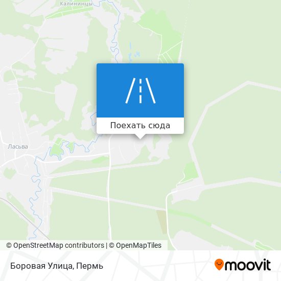 Карта Боровая Улица