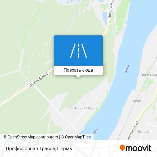 Карта Профсоюзная Трасса