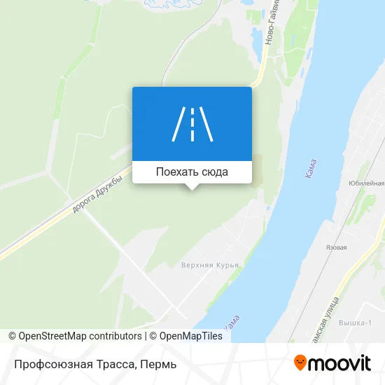 Карта Профсоюзная Трасса