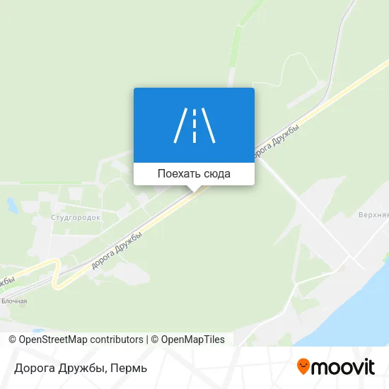 Карта Дорога Дружбы
