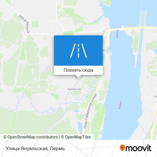 Карта Улица Януальская