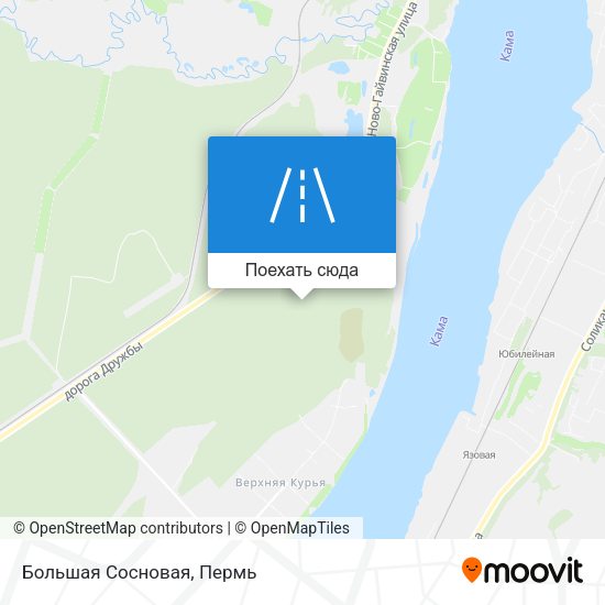 Карта Большая Сосновая