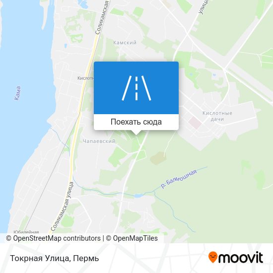 Карта Токрная Улица