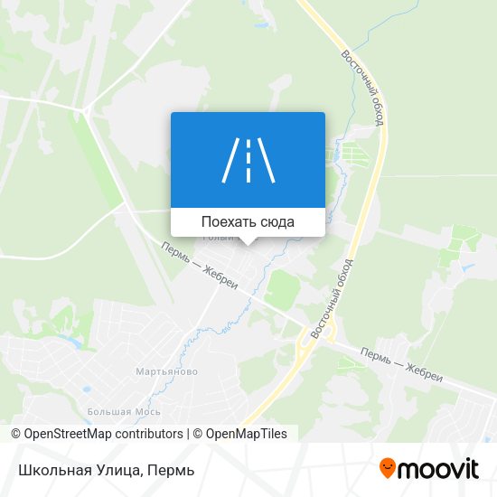 Карта Школьная Улица