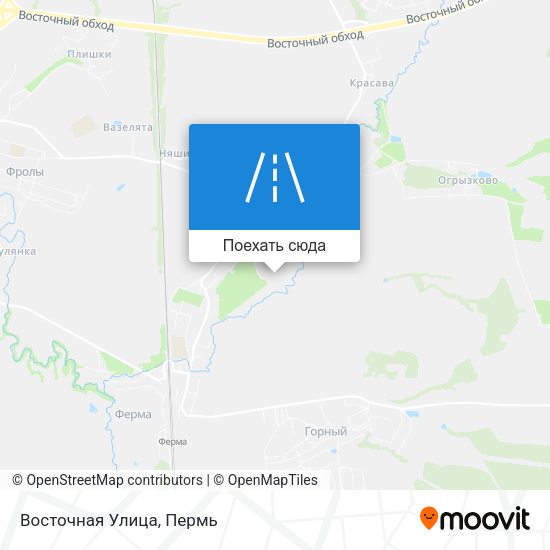 Карта Восточная Улица