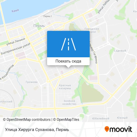 Карта Улица Хирурга Суханова