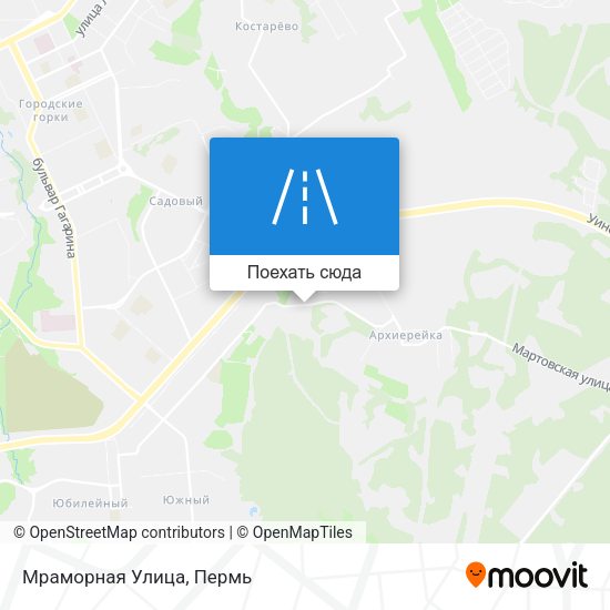 Карта Мраморная Улица