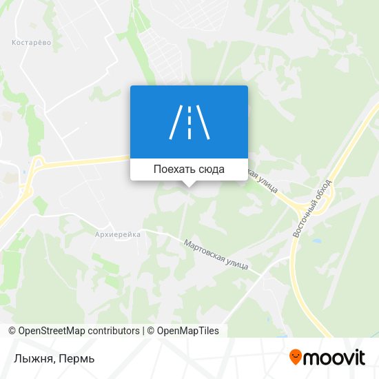 Карта Лыжня
