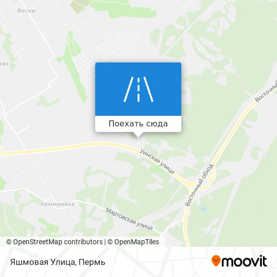 Карта Яшмовая Улица