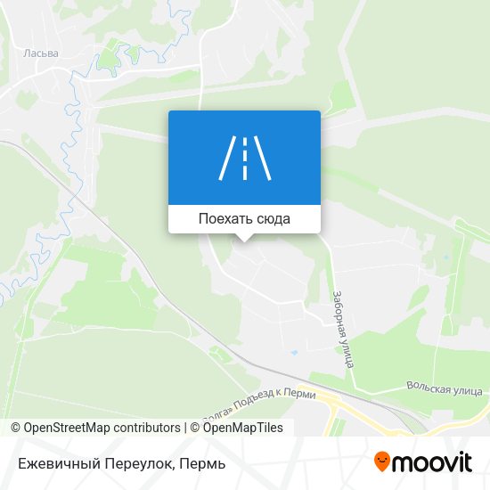 Карта Ежевичный Переулок