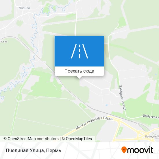 Карта Пчелиная Улица