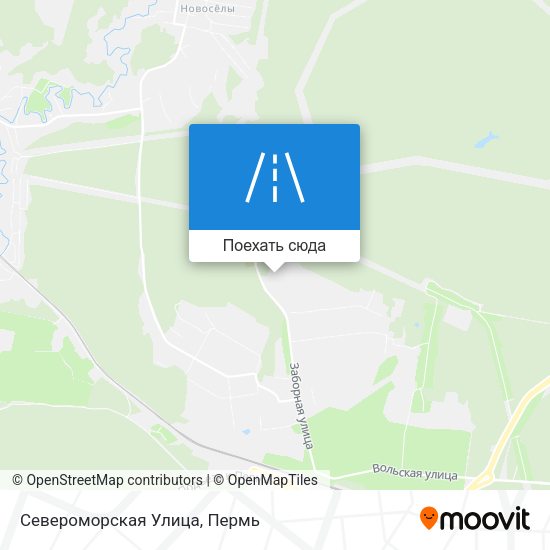 Карта Североморская Улица