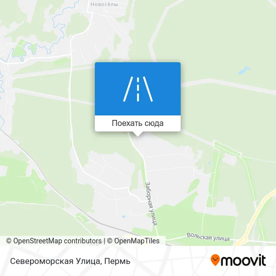 Карта Североморская Улица