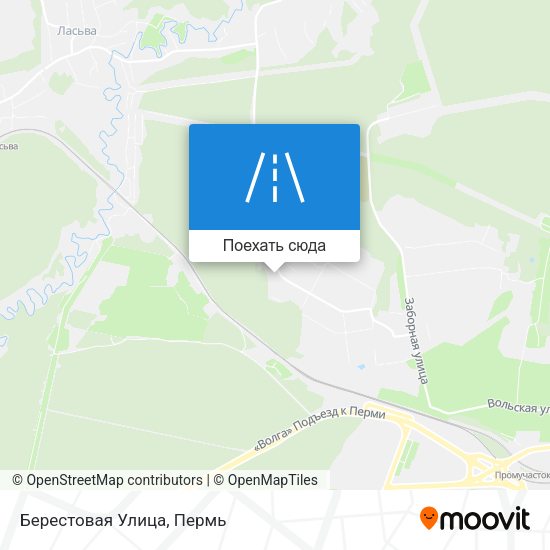Карта Берестовая Улица