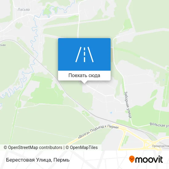 Карта Берестовая Улица