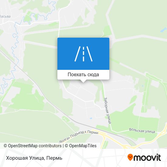 Карта Хорошая Улица