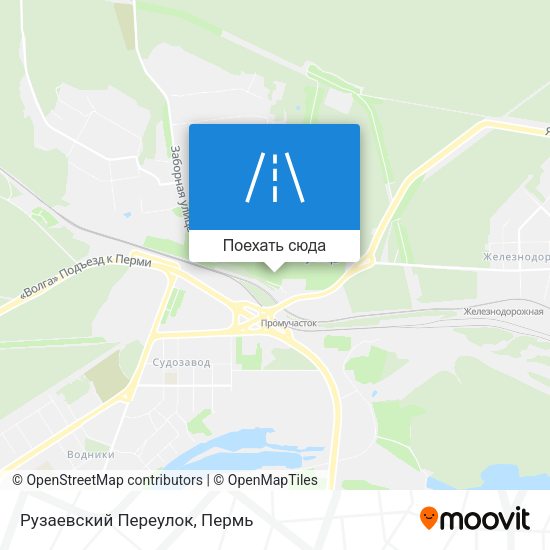 Карта Рузаевский Переулок