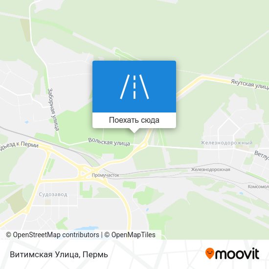 Карта Витимская Улица