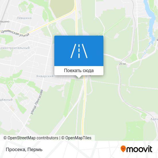 Карта Просека