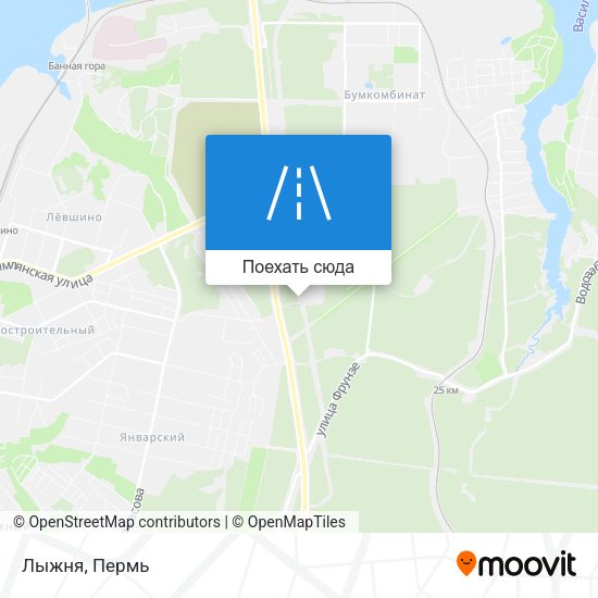 Карта Лыжня