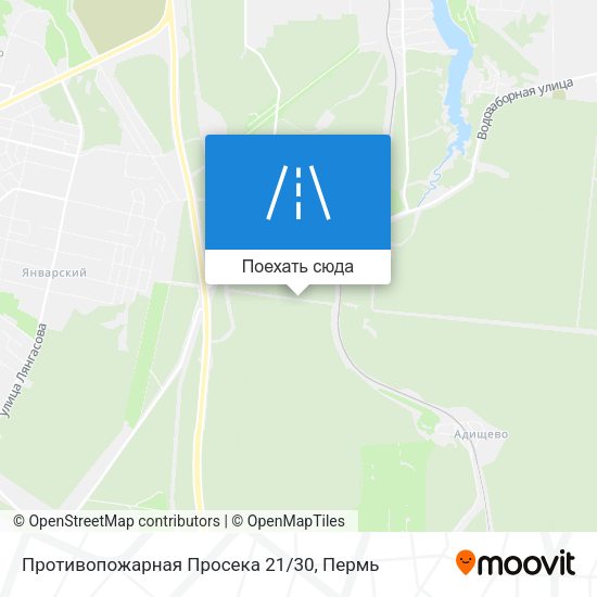 Карта Противопожарная Просека 21/30