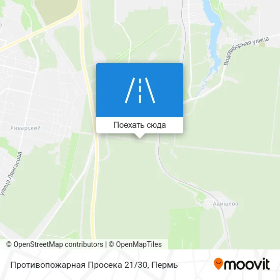 Карта Противопожарная Просека 21/30