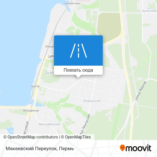 Карта Макеевский Переулок