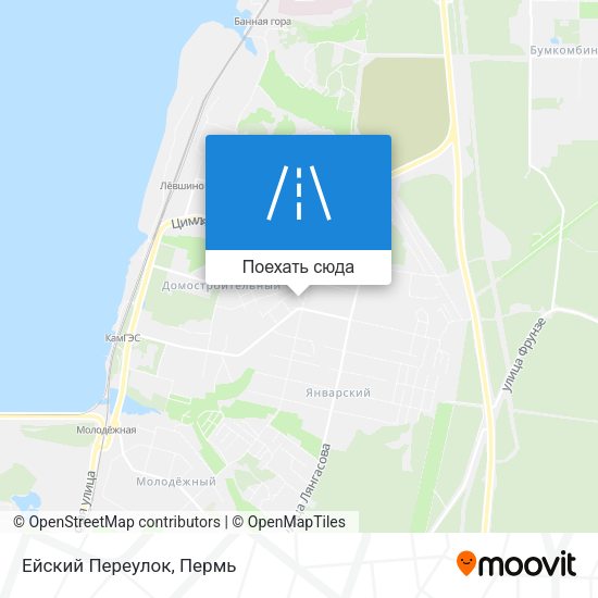 Карта Ейский Переулок