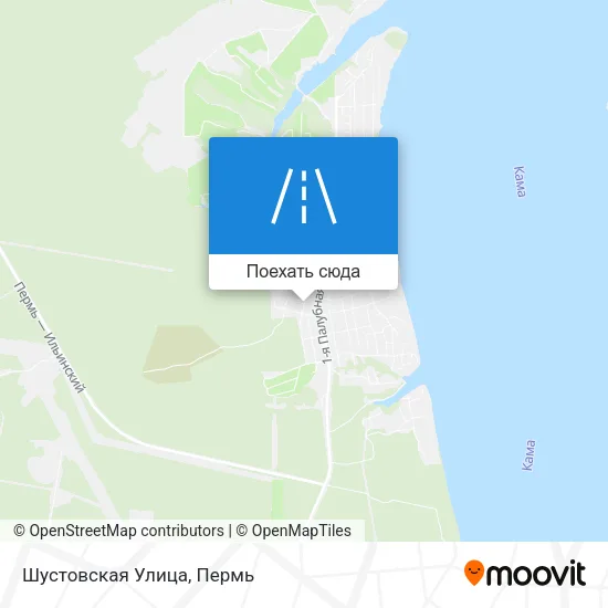 Карта Шустовская Улица