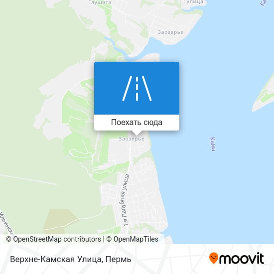 Карта Верхне-Камская Улица