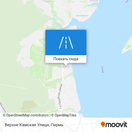 Карта Верхне-Камская Улица
