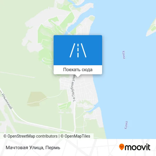 Карта Мачтовая Улица