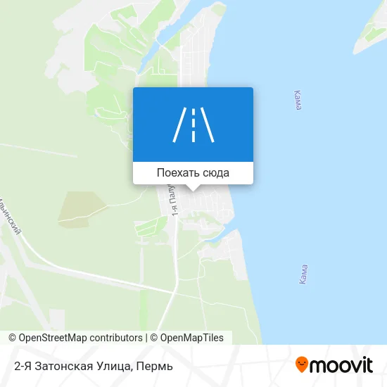 Карта 2-Я Затонская Улица