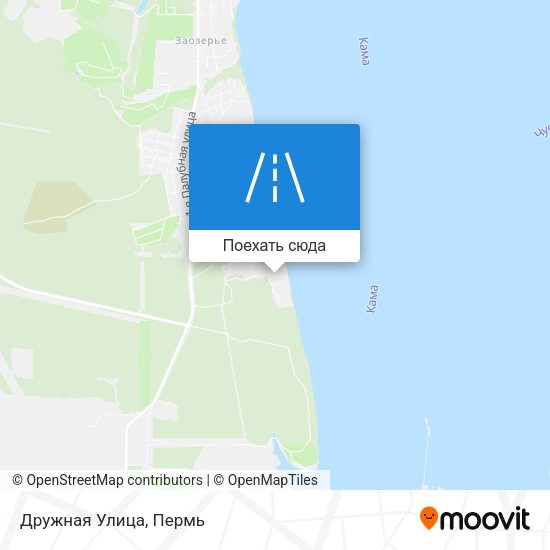 Карта Дружная Улица