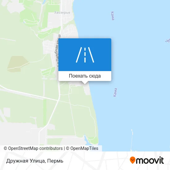 Карта Дружная Улица