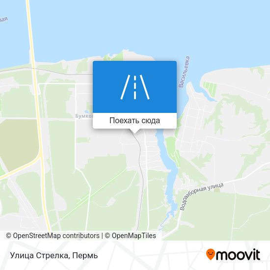 Карта Улица Стрелка
