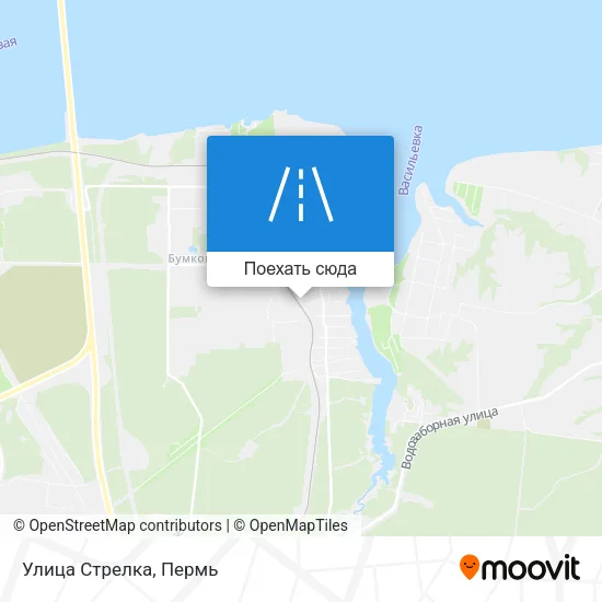Карта Улица Стрелка