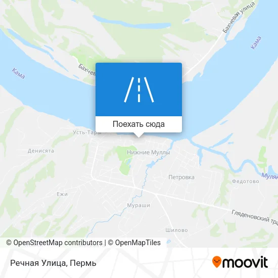 Карта Речная Улица