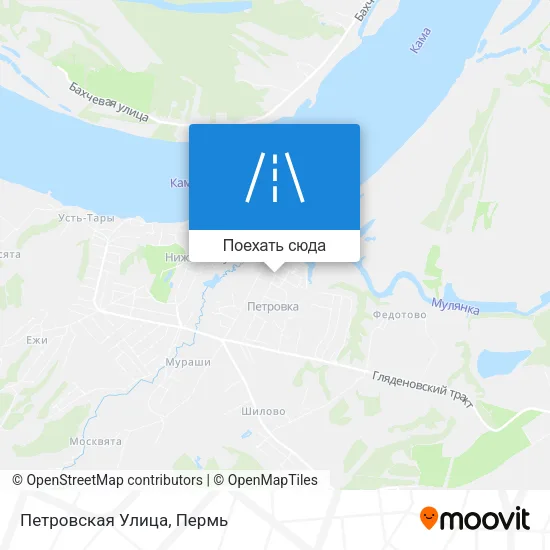 Карта Петровская Улица