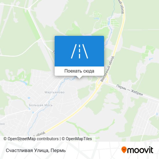 Карта Счастливая Улица