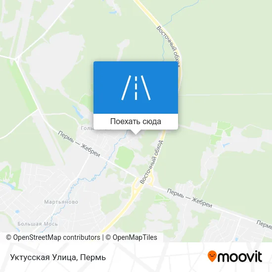 Карта Уктусская Улица