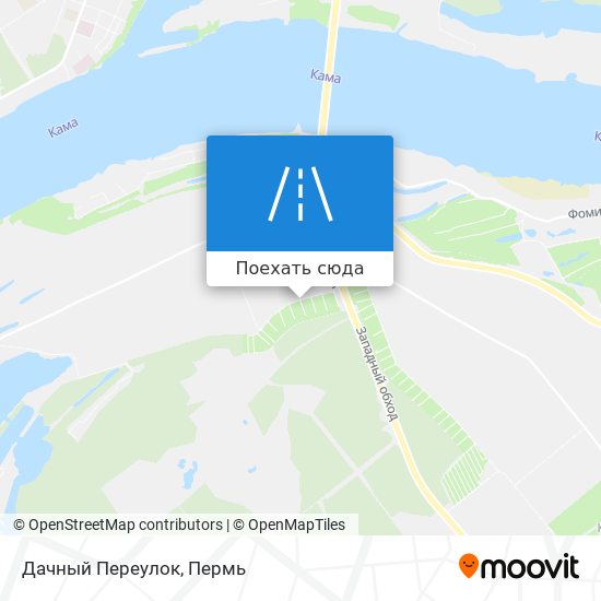 Карта Дачный Переулок