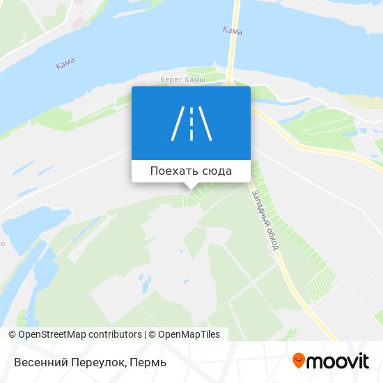 Карта Весенний Переулок