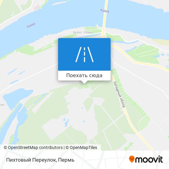 Карта Пихтовый Переулок