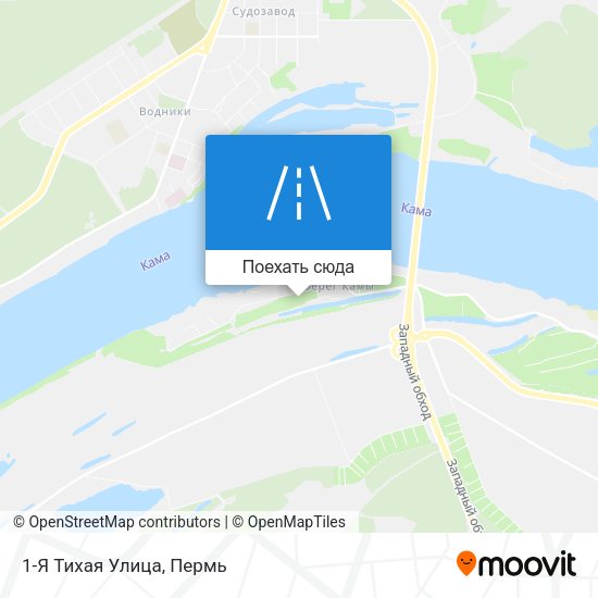 Карта 1-Я Тихая Улица