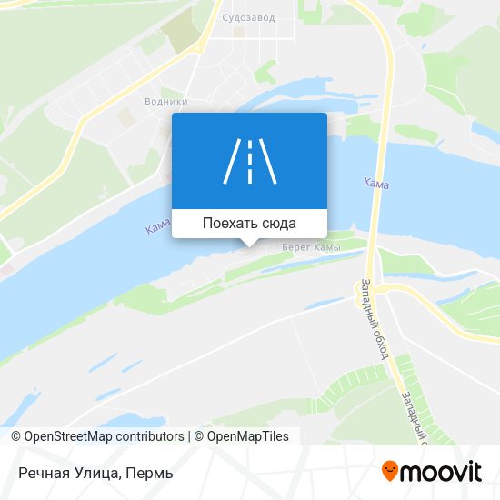 Карта Речная Улица
